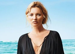 Kate Moss xinh tươi đón hè trên bãi biển Jamaica