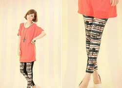 Lạ mắt với leggings họa tiết