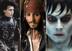 Ngắm Jonny Depp lột xác hình ảnh qua từng bộ phim