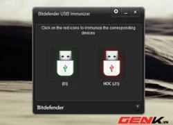 Ngăn ngừa việc lây lan virus từ USB sang máy tính với BitDefender USB Immunizer