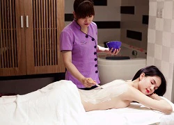 Ngọc Trinh xinh tươi đi spa