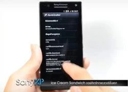 Rò rỉ video Xperia S chạy Android 4.0