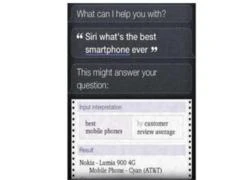 Siri 'tát' vào mặt Apple khi tôn vinh Nokia