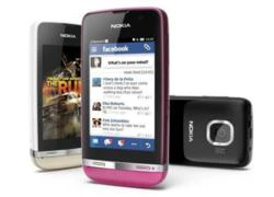 Bộ ba điện thoại Nokia Asha cảm ứng giá rẻ trình làng