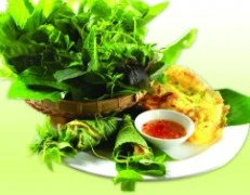 [Chế biến] &#8211; Bánh xèo rau dại miền Tây