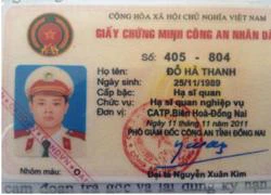 CSGT vay nợ bằng thẻ ngành giả