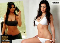 Kim Kardashian khoe triệt để đường cong với nội y