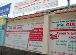 Lò luyện thi tung chiêu hút sĩ tử