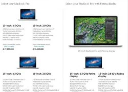 MacBook Pro và MacBook Air 2012 chính hãng về VN đầu tháng 7