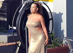 Mariah Carey lộ thân phản cảm