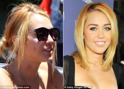 Miley Cyrus lộ da xấu khi không trang điểm