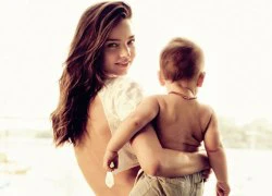 Miranda Kerr âu yếm bên con trai