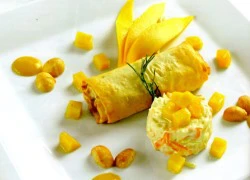 [Chế biến] &#8211; Phô-mai Camembert, cá hồi hun khói