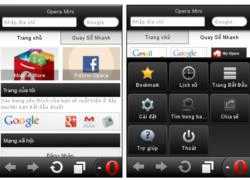 Trình duyệt Opera Mini 7 dành cho điện thoại cơ bản