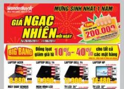 WonderBuy khuyến mãi nhân kỷ niệm sinh nhật