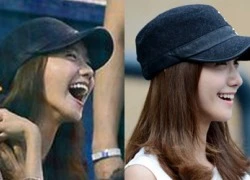 Yoona (SNSD) cười "thả ga" ở sân bóng chày