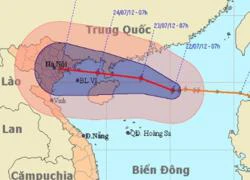 Bão hướng vào Bắc Bộ, nắng nóng kết thúc