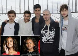 Các nhóc tì nhà Obama là fan của The Wanted