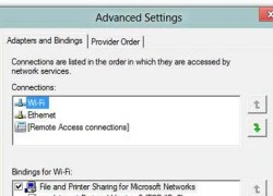 Cài đặt để laptop ưu tiên kết nối mạng có dây