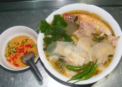 Canh măng chua nấu cá diêu hồng