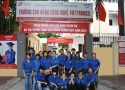 Cao đẳng Công nghệ Viettronics công bố điểm thi tuyển sinh 2012