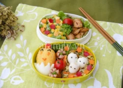 [Chế biến] - Bento gà con cho bé yêu