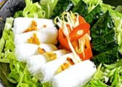 [Chế biến] - Bò lá lốt, bánh hỏi cuốn hút