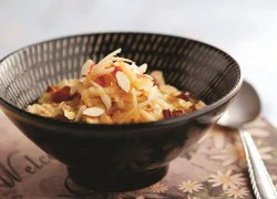 [Chế biến] - Cháo yến mạch lạnh với hoa quả khô (Bircher muesli)