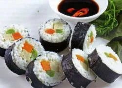 [Chế biến] &#8211; Cơm sushi lá tía tô