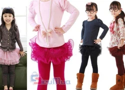 Combo 2 quần legging cho bé giá chỉ có 66.000đ, độ bền cao, thoáng mát tạo sự thoải mái cho bé khi mặc.