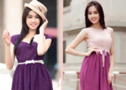 Cuối tuần ngọt ngào với đầm trơn