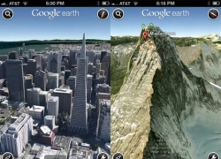 Google Earth đã hỗ trợ 3D trên iOS