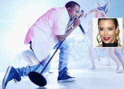 Kanye tỏ tình với Kim "siêu vòng 3" trong concert