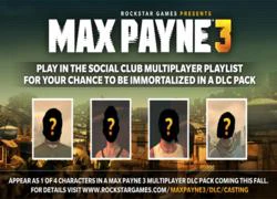 Max Payne 3 đưa ảnh đại diện game thủ vào DLC