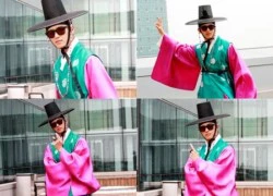 Mỹ nam phim liêu trai mặc Hanbok, đeo kính đen