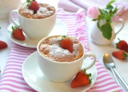 [Chế biến] - Soufflé dâu tây thơm lừng hấp dẫn