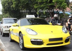 Xôn xao với cặp đôi Ferrari và Porsche làm xe taxi