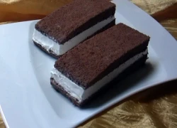 [Chế biến] - Bánh chocolate kẹp kem mềm mịn hấp dẫn