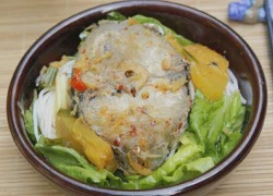 [Chế biến] - Bún cá thu kho dứa