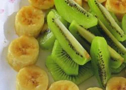 [Chế biến] - Món chuối Thái, kiwi, kem tươi