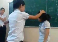 Clip: Nữ sinh đánh bạn ngay trong lớp vì bị nói là..."mất trinh"