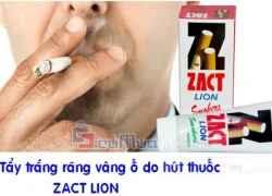 Combo 2 kem đánh răng tẩy trắng hiệu zactlion giá chỉ có 100.000đ, khử mùi hôi do thuốc lá một cách hiệu quả, mang lại hơi thở thơm tho.