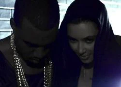 Kim đóng chung MV với bạn trai Kanye West