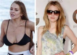 Lindsay Lohan lăng xê mốt quần &#8220;hư hỏng&#8221;