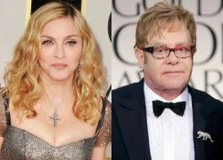 Madonna 'giỡn mặt' Elton John