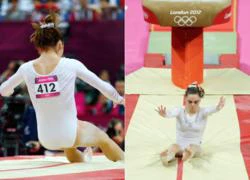 Những cú ngã tai hại của sao Olympic