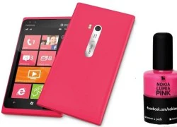 Nokia Lumia Pink - Sơn móng tay sánh đôi cùng Lumia 900