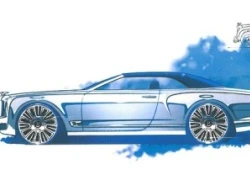 Phác hoạ mẫu xe mui trần mới của Bentley