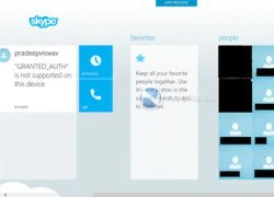 Phiên bản Skype cho Windows 8 lộ diện