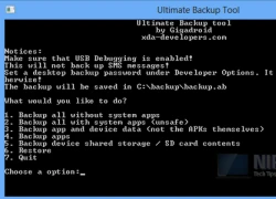 Sao toàn bộ dữ liệu của điện thoại Android mà không cần root
